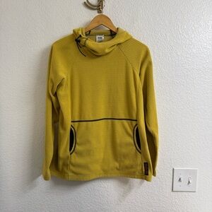 Melanoma Microgrid Hoodie Yellow Size Medium